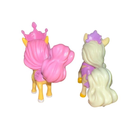 Lot Of 2 Disney Palace Pets Mini Horses Whisker Haven Petite & Blondie- Princess - Picture 3 of 6